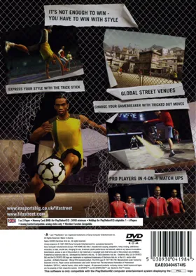 FIFA Street box cover back